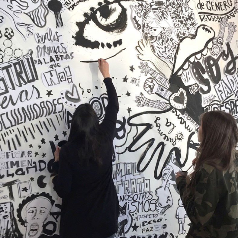 ¿Querés ser parte de la creación del gran mural feminista 2020 del Recoleta?