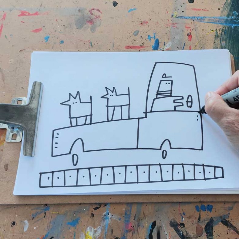 Dibujo imaginario